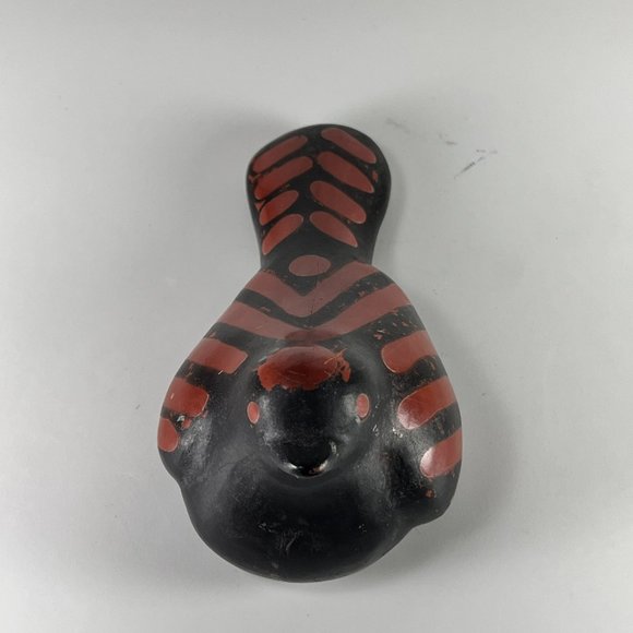 Vtg Peruvian Chulucanas Pottery Dove Sculpture Figurine Collectible Signed - Picture 4 of 13